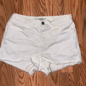 Abercrombie & Fit White Jean Shorts